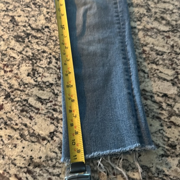 HUDSON BLAIR HIGH RISE BOOTCUT CROP LIGHTLY DISTRESSES JEANS SIZE 26 G24 - Picture 7 of 9